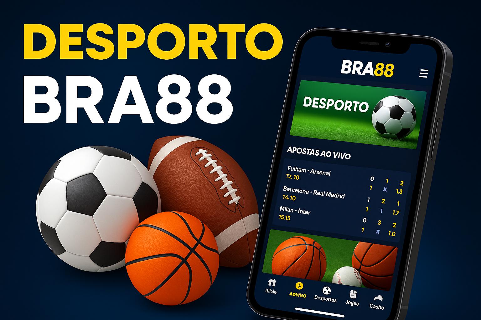 Aposte em apostas esportivas no cassino online BRA88