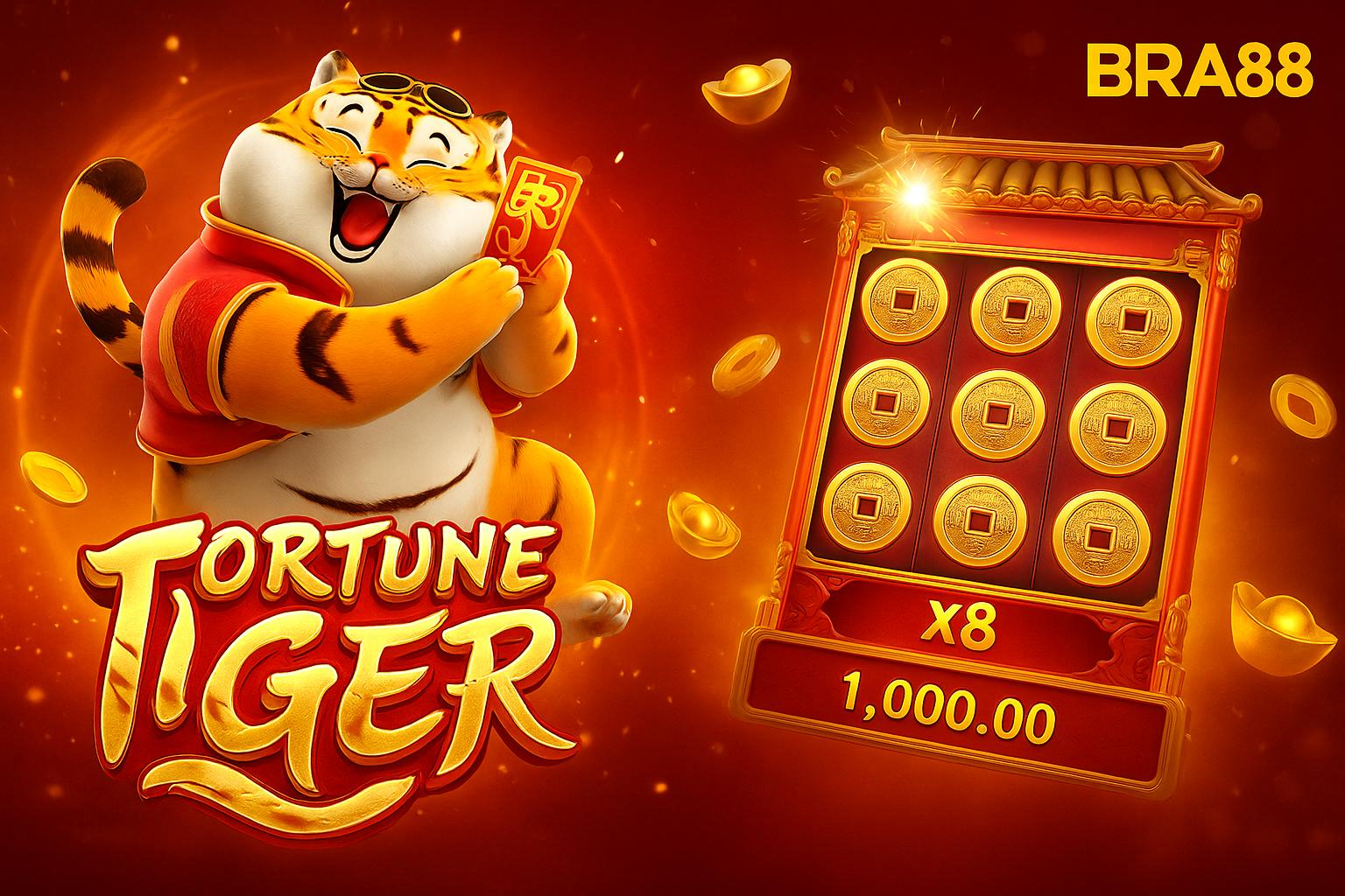 Fortune Tiger é um jogo imperdível no BRA88 Casino