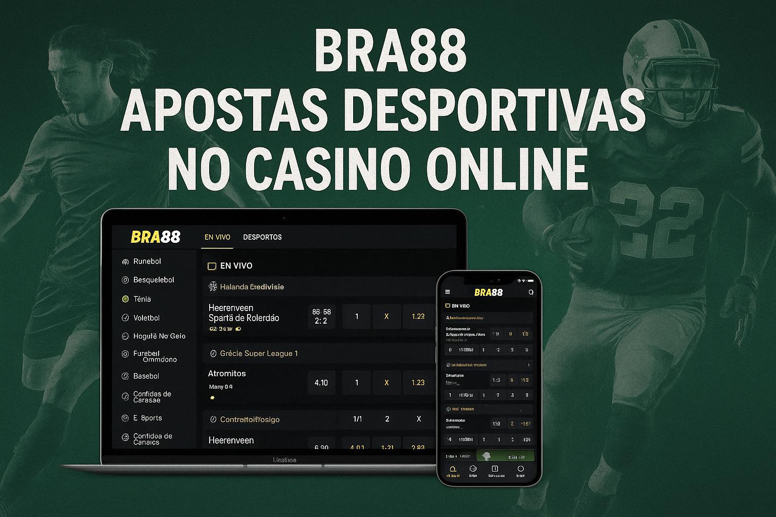Apostas esportivas no cassino online BRA88